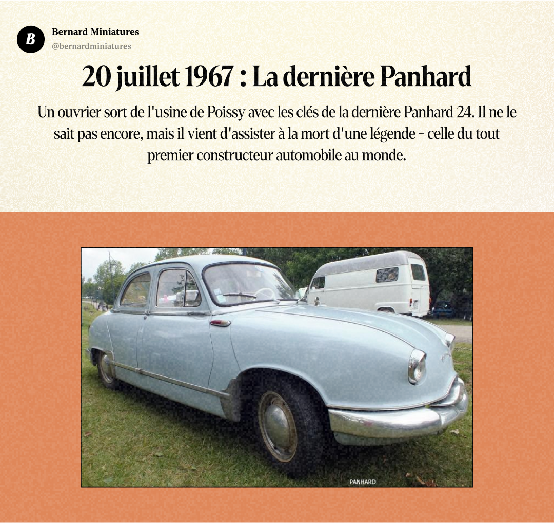 Panhard : La mort du tout PREMIER constructeur automobile au monde - Slide 2
