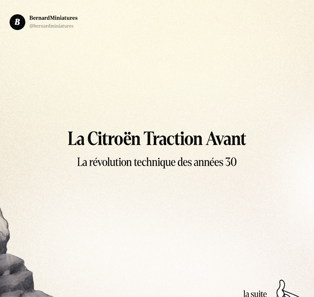 Citroën TRACTION AVANT : La voiture née en une nuit qui a révolutionné l'automobile - Slide 1