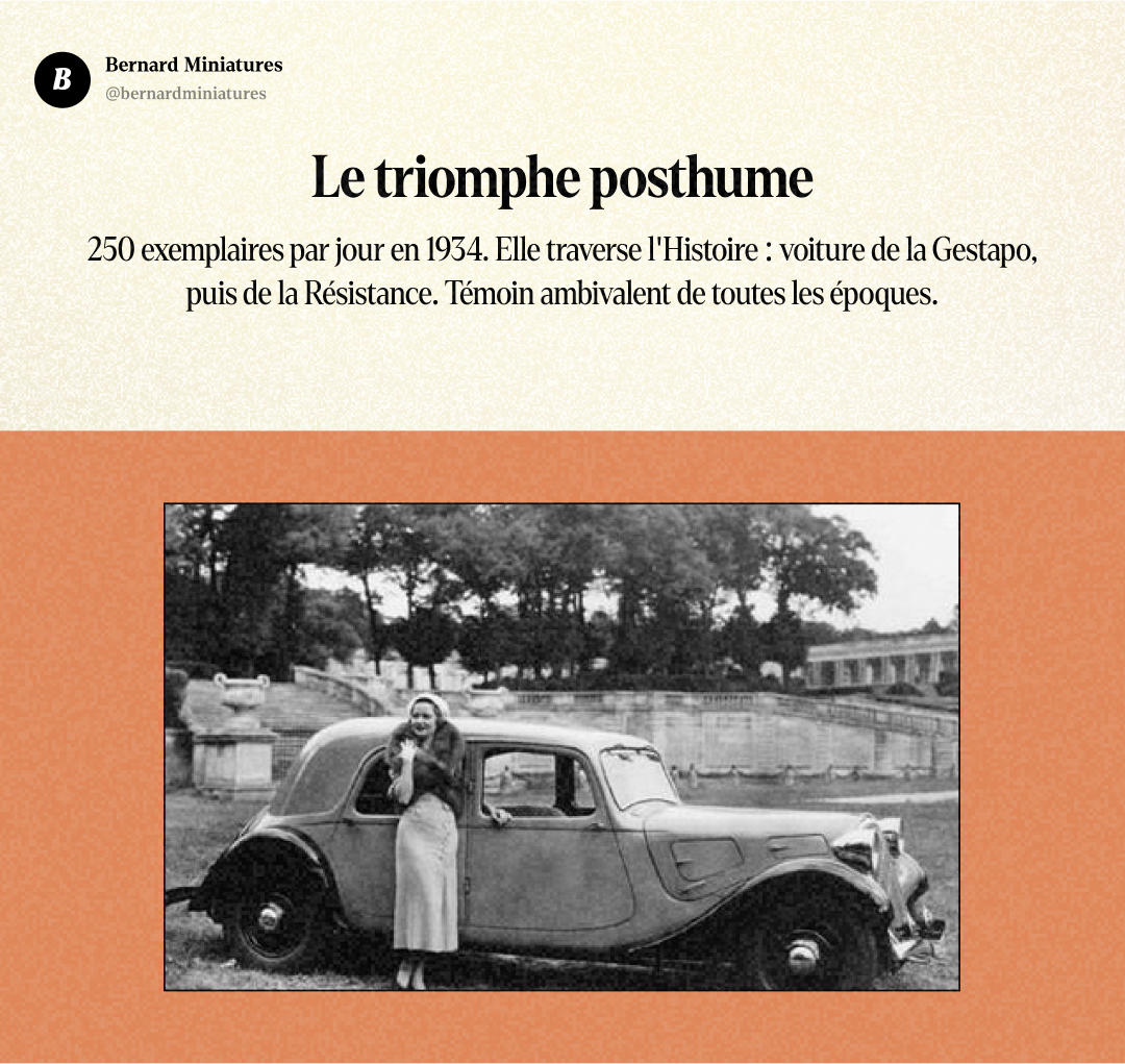 Citroën TRACTION AVANT : La voiture née en une nuit qui a révolutionné l'automobile - Slide 11