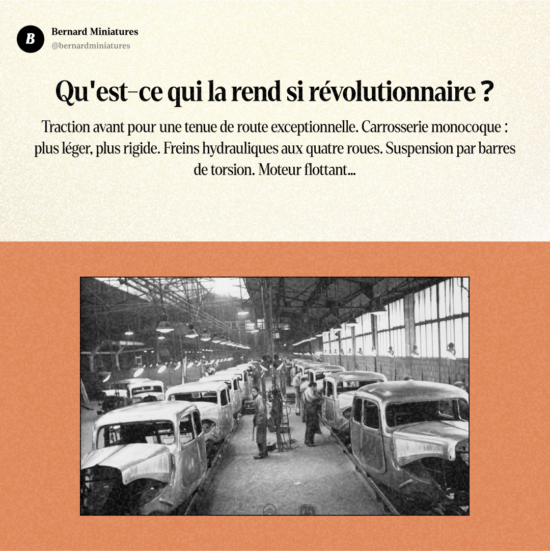 Citroën TRACTION AVANT : La voiture née en une nuit qui a révolutionné l'automobile - Slide 8