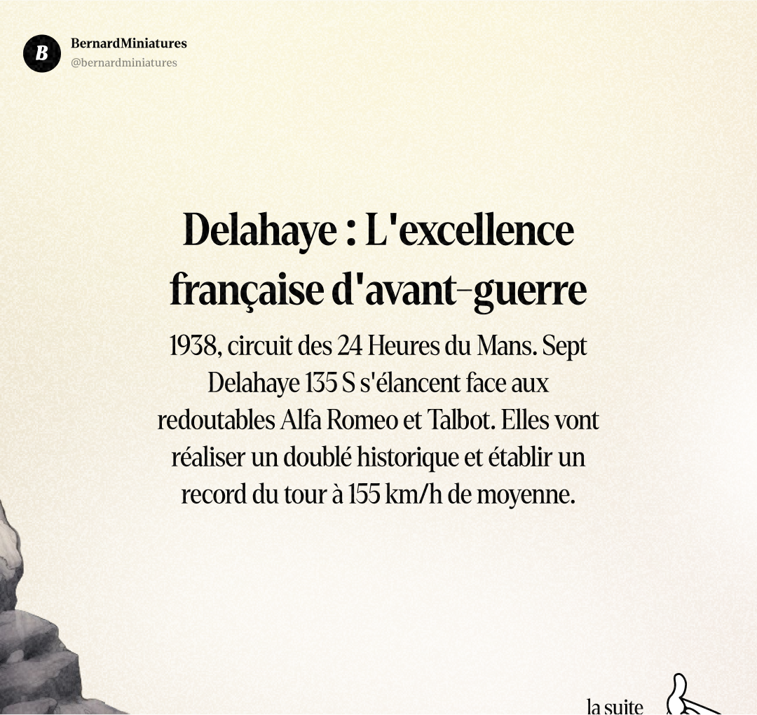 Delahaye : L'inventeur du V6 qui a humilié Mercedes - Slide 1