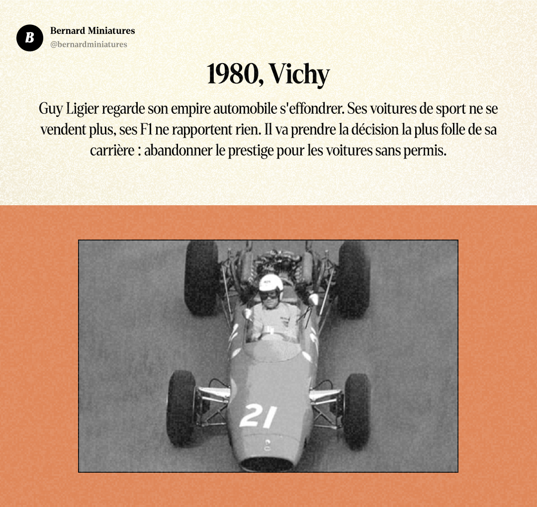 Guy Ligier : De la F1 aux voitures sans permis - Slide 2