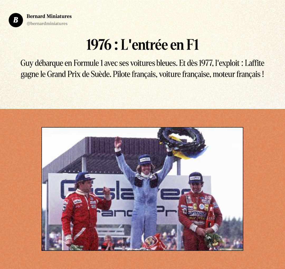 Guy Ligier : De la F1 aux voitures sans permis - Slide 6