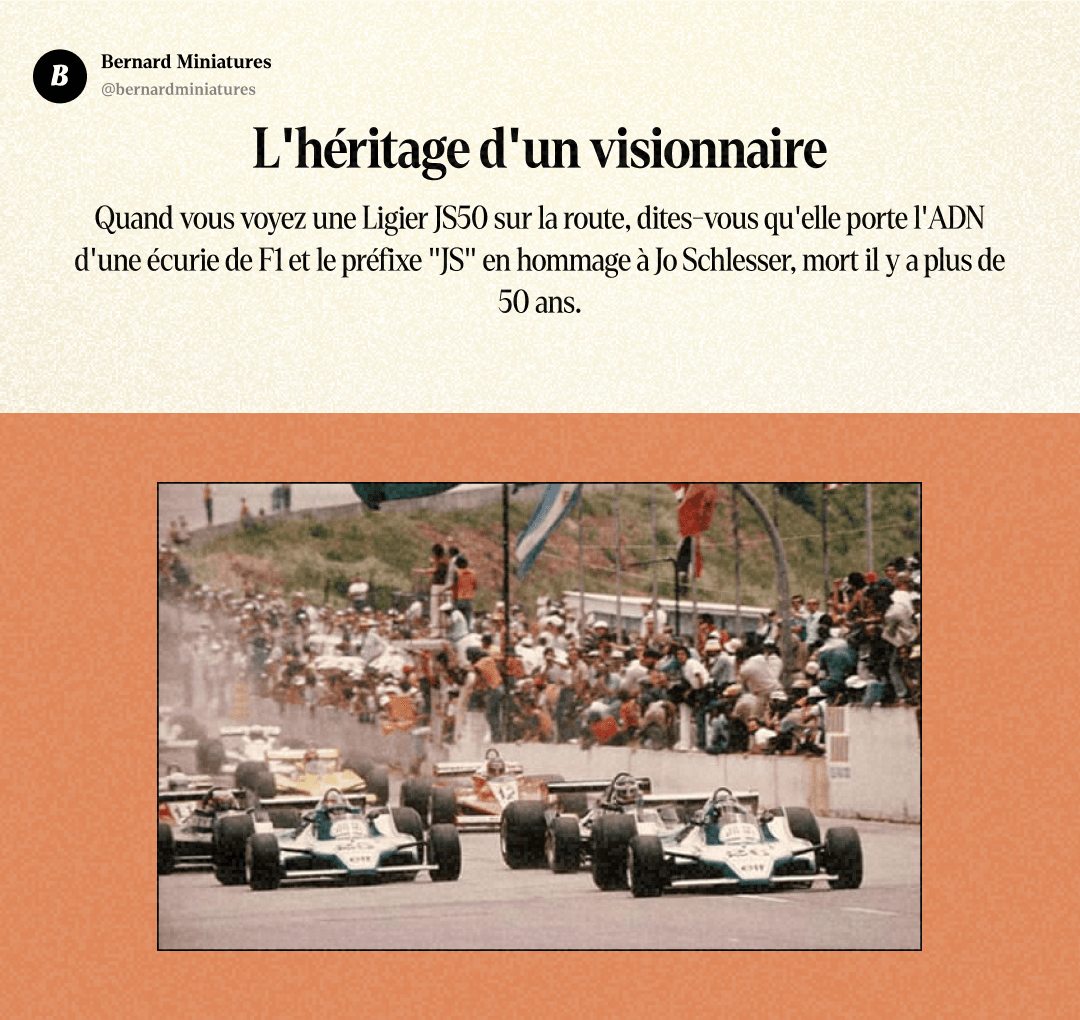 Guy Ligier : De la F1 aux voitures sans permis - Slide 13