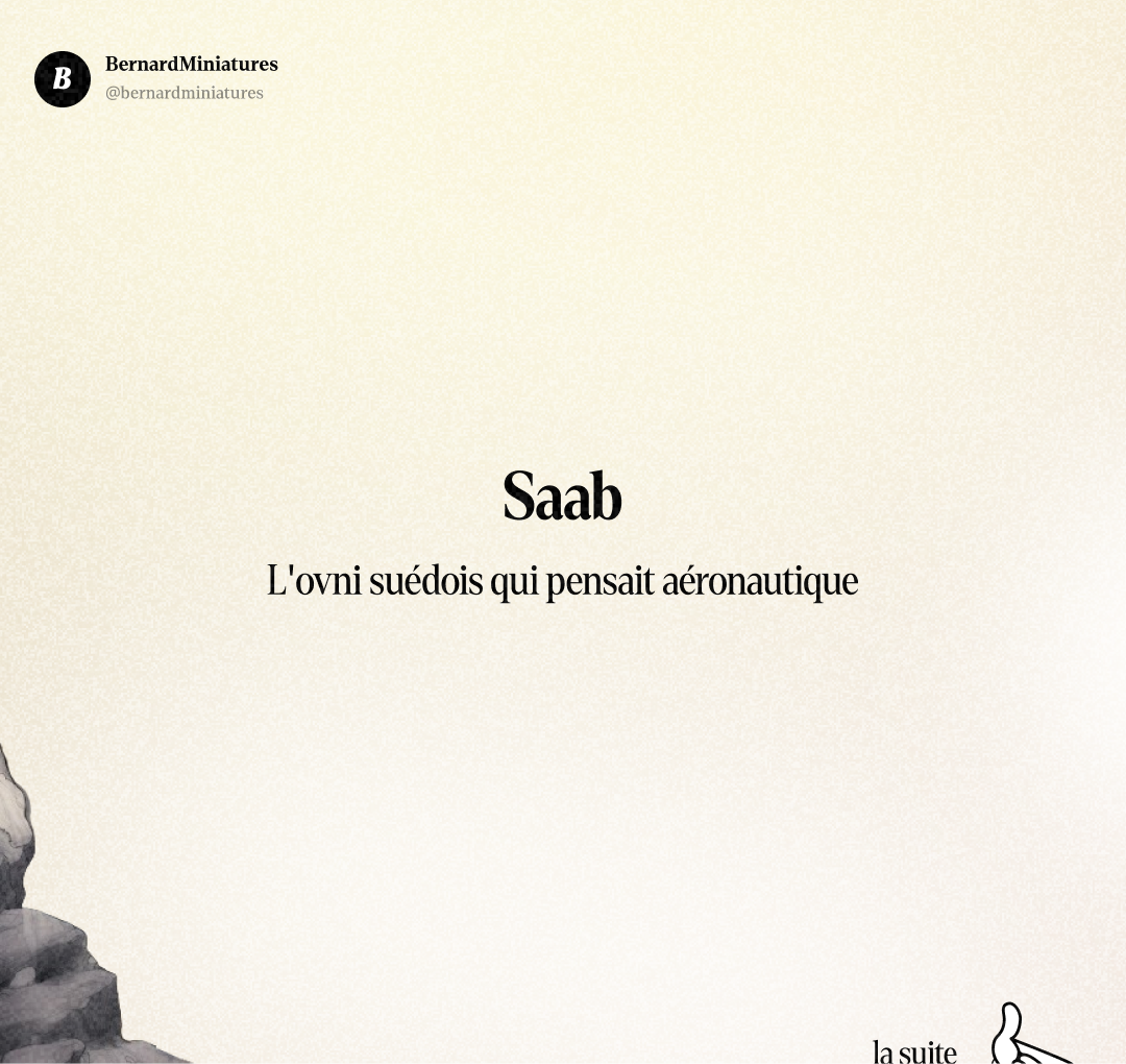 SAAB : Des ingénieurs d'avions qui ne savaient pas conduire - Slide 1