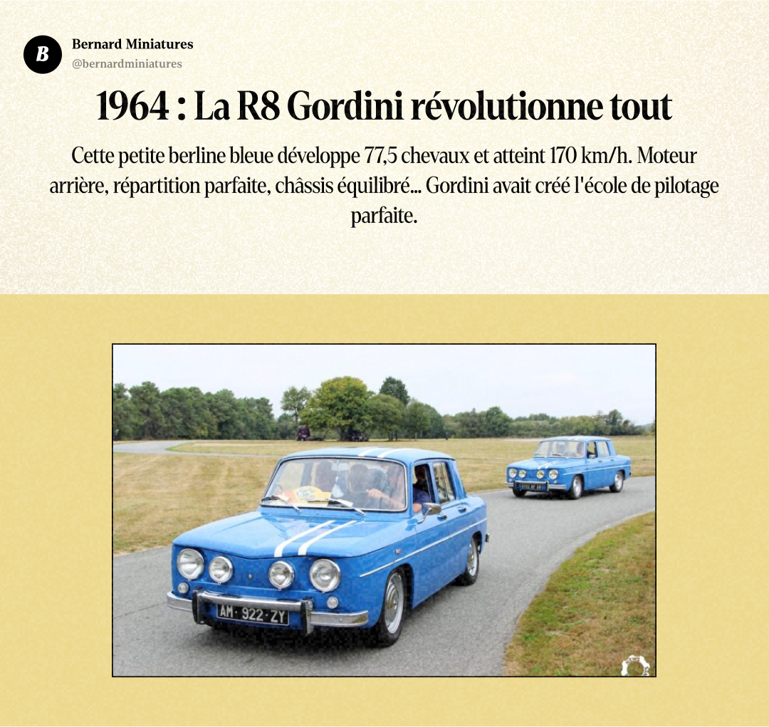 Amédée GORDINI : Le Sorcier qui transformait les Renault en machines de course - Slide 9