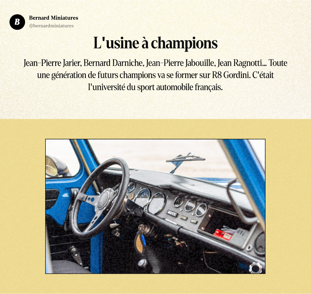Amédée GORDINI : Le Sorcier qui transformait les Renault en machines de course - Slide 10