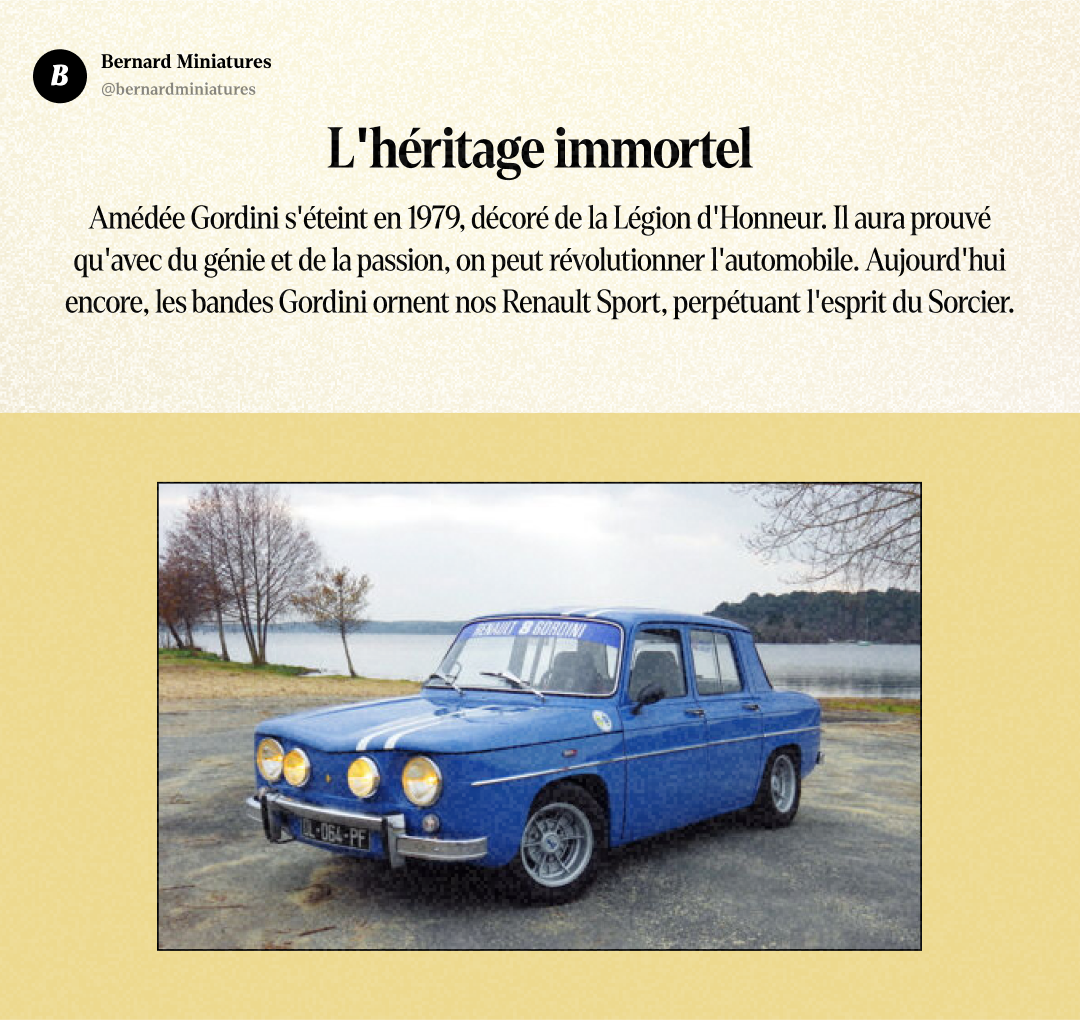 Amédée GORDINI : Le Sorcier qui transformait les Renault en machines de course - Slide 13