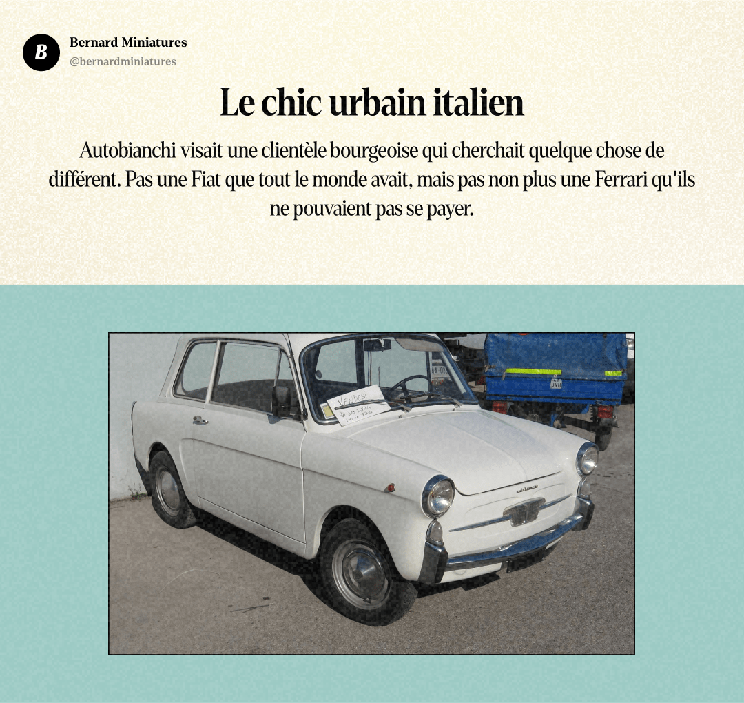 AUTOBIANCHI : Le laboratoire secret qui a révolutionné votre voiture - Slide 12