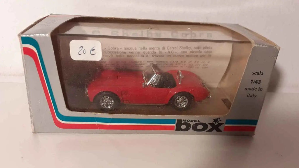 AC Shelby Cobra rouge (Model Box référence 8410) Bernard Miniatures