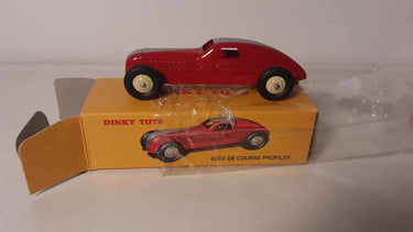 Auto de course profilée rouge et grise Dinky-Toys (Editions Atlas) Bernard Miniatures