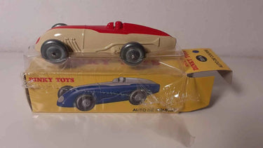 Auto de course rouge et couleur crème Dinky-Toys (Editions Atlas) Bernard Miniatures