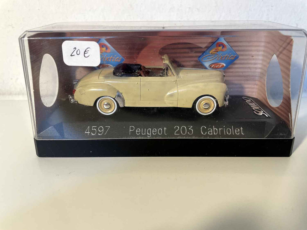 Bordeaux 203 cabriolet marron clair (Solido 4597) Bernard Miniatures