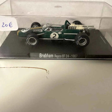 Brabham Repco BT24 verte numéro 2 de 1967 (Formule 1) Bernard Miniatures