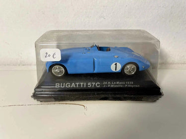 Bugatti 57C bleue numéro 1 (24 heures du Mans de 1939) Bernard Miniatures