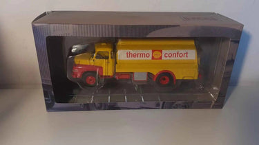 Camion MAN 626 HA de 1967 camion citerne jaune THERMO-CONFORT (Shell) Bernard Miniatures