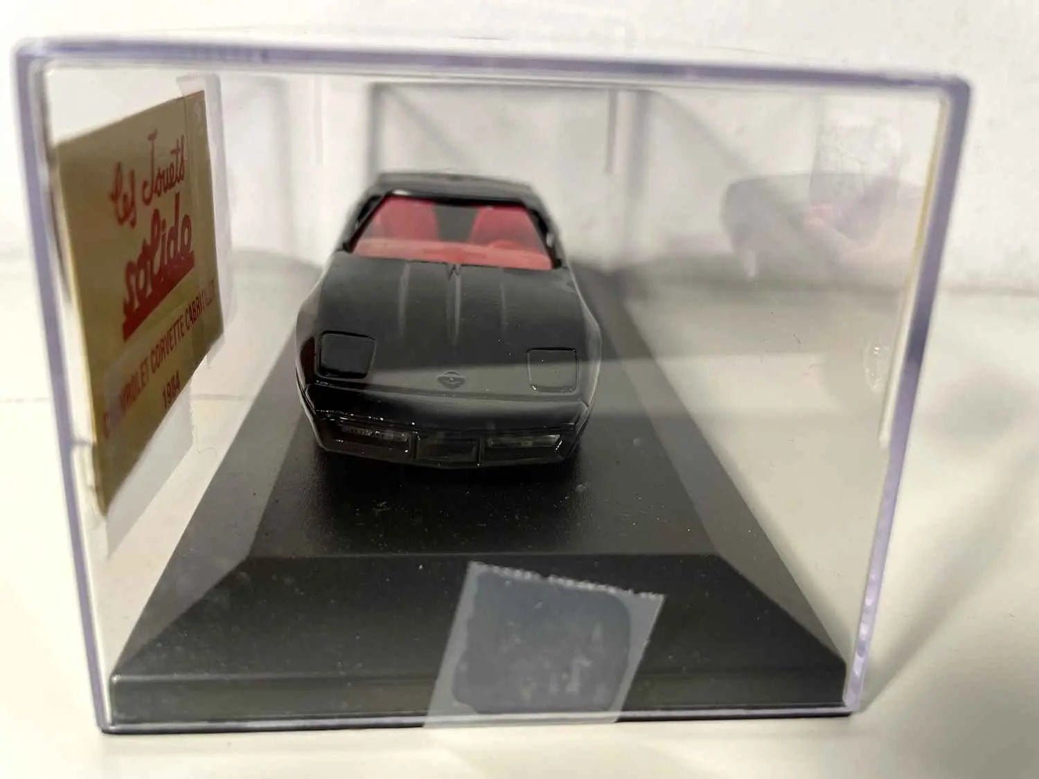 Chevrolet Corvette cabriolet noire de 1984 (voiture américaine) Bernard Miniatures