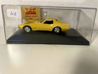Chevrolet Corvette jaune de 1968 (voiture américaine) Bernard Miniatures