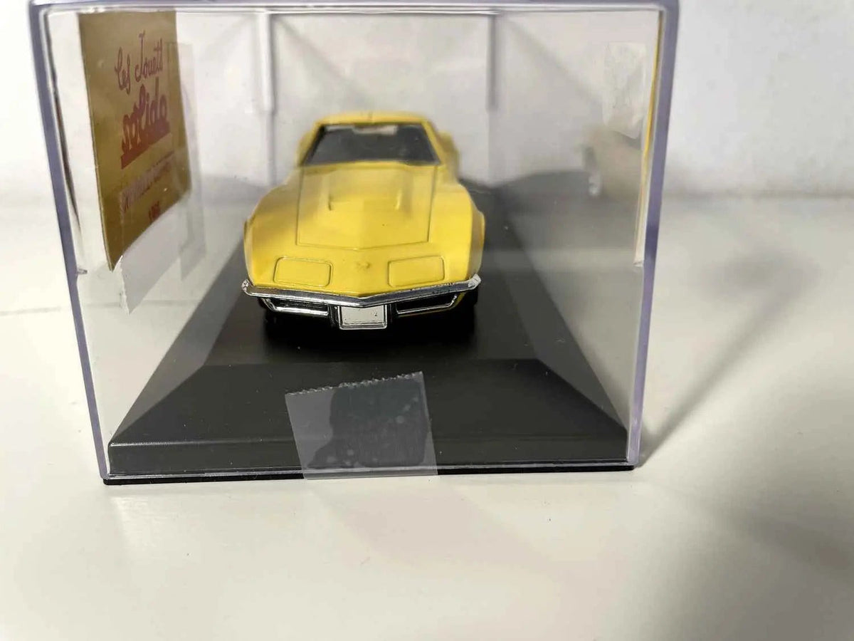 Chevrolet Corvette jaune de 1968 (voiture américaine) Bernard Miniatures