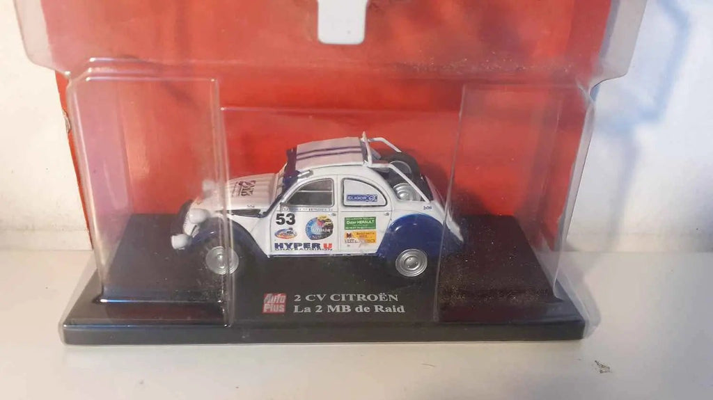 Citroën 2 CV cabriolet 4 saisons et 2 CV 2 MB de raid (2 voitures) Bernard Miniatures