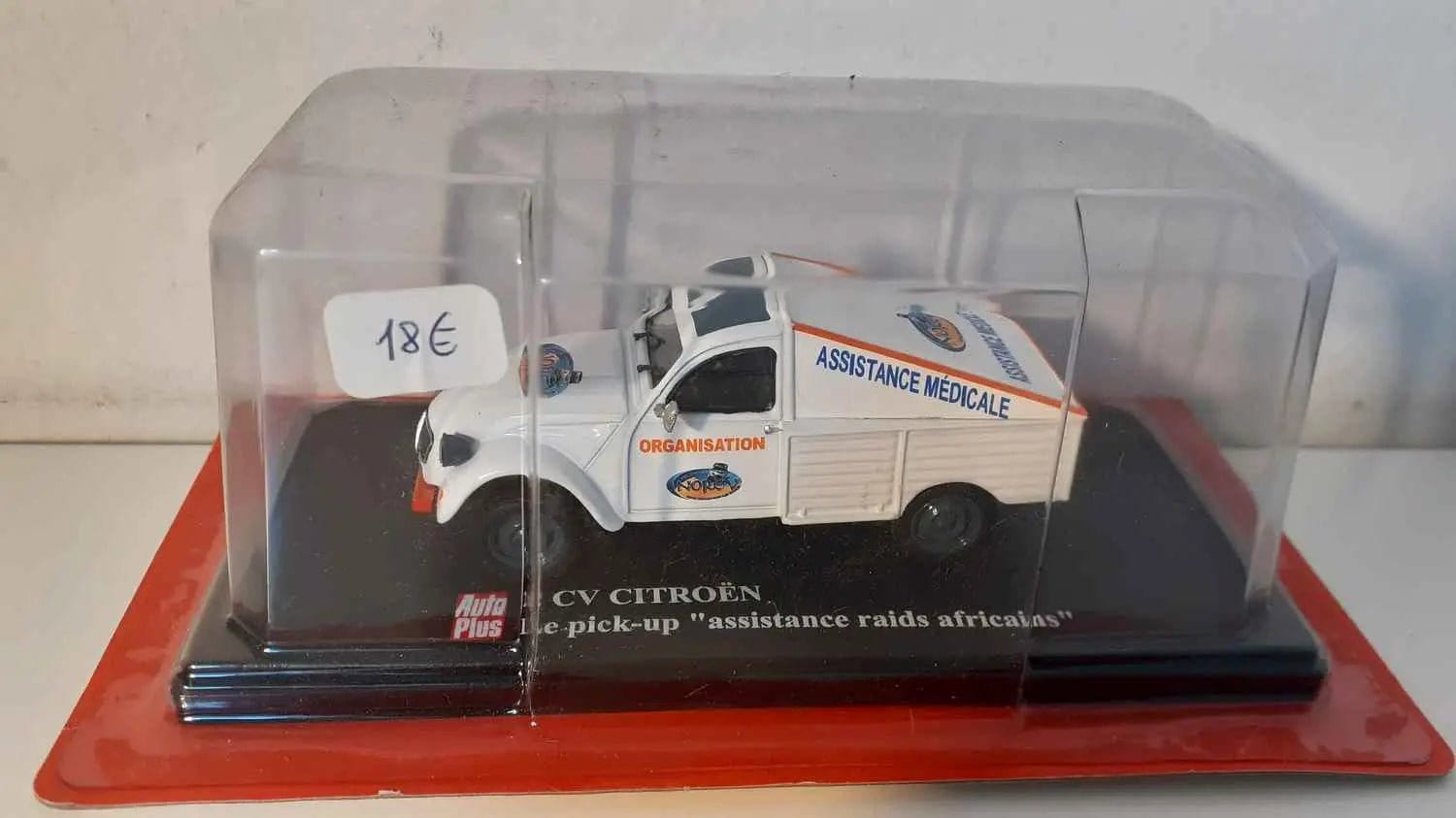 Citroën 2 CV pick-up assistance raids africains Bernard Miniatures