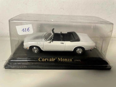 Corvair Monza blanche de 1969 (voiture américaine) Bernard Miniatures