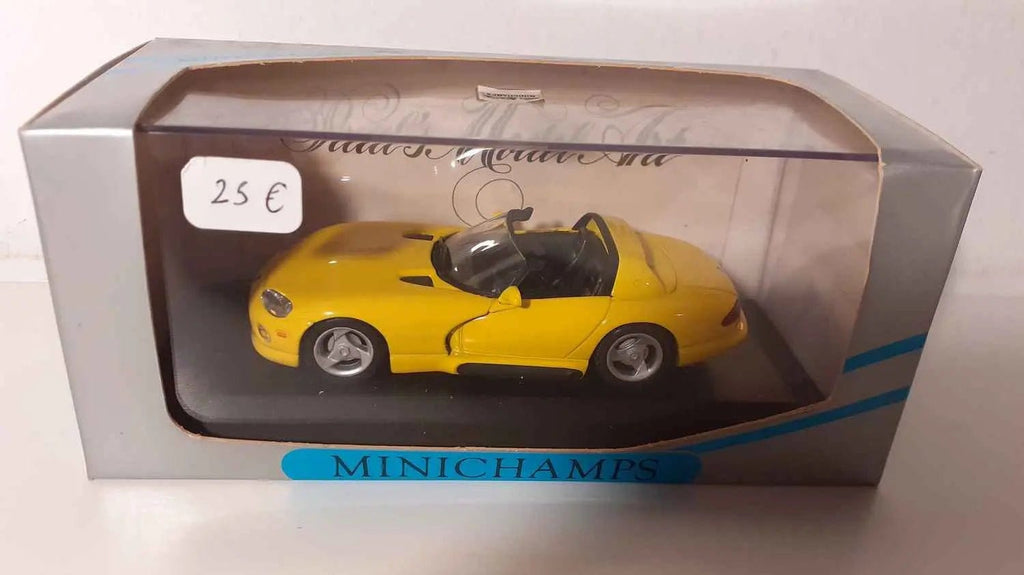 Dodge Viper cabriolet jaune de 1993 (Minichamps) Bernard Miniatures