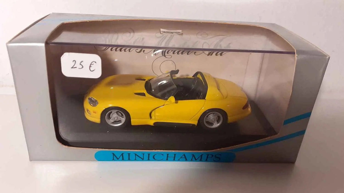 Dodge Viper cabriolet jaune de 1993 (Minichamps) Bernard Miniatures