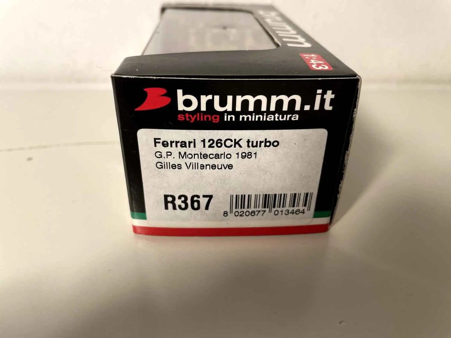 Ferrari 126Ck turbo numéro 27 (Formule 1) - grand prix de Monté-Carlo Bernard Miniatures
