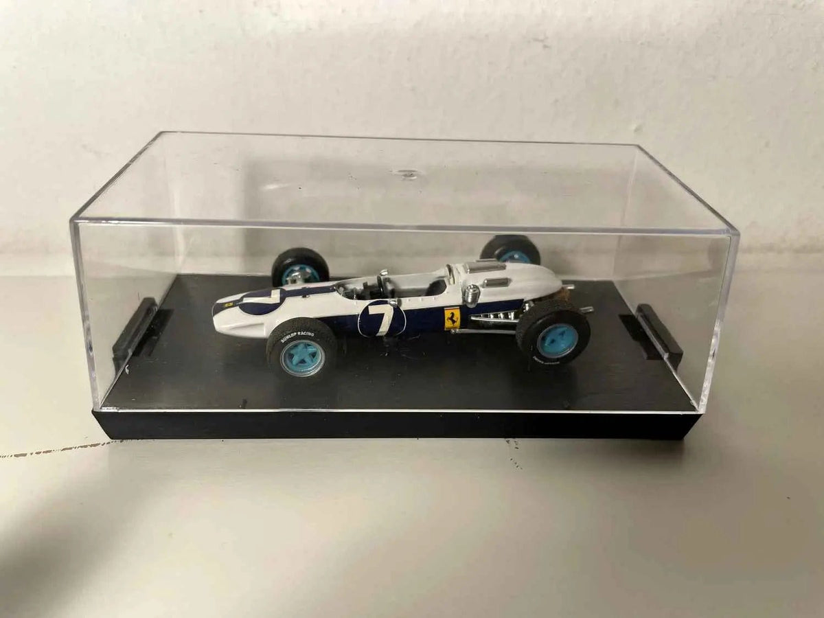 Ferrari 158 bleue et blanche numéro 7 de 1964 (Formule 1) - grand prix du Mexique Bernard Miniatures