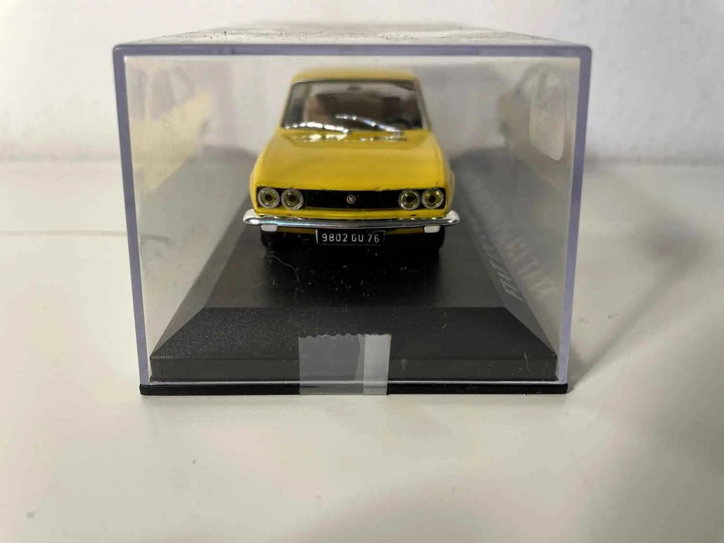 Fiat 124 sport coupé jaune de 1971 Bernard Miniatures