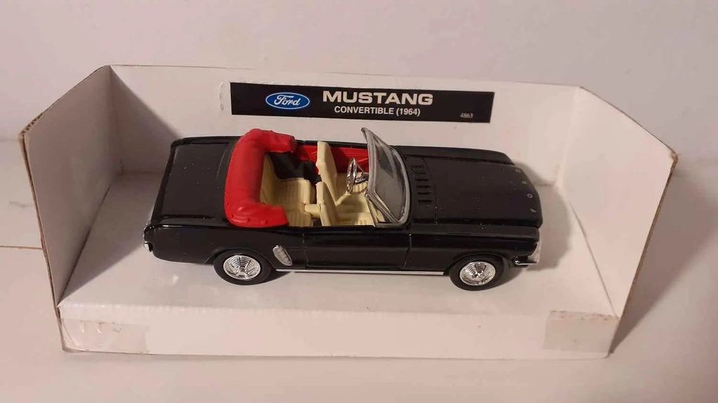Ford Mustang convertible noire de 1964 (marque CityCruiser) (voiture américaine) Bernard Miniatures