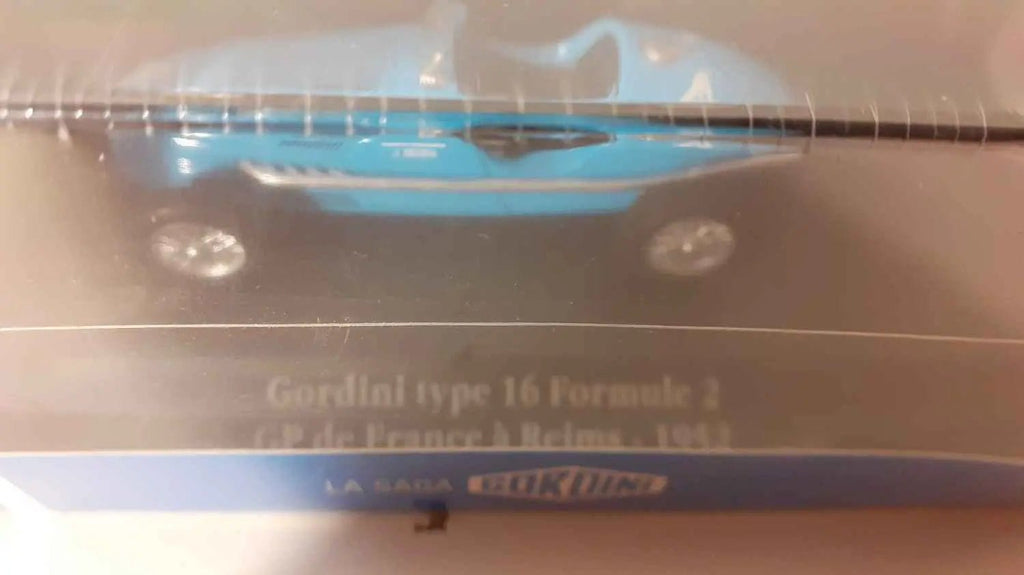 Gordini type 16 Formule 2 avec le N°4 (grand prix de France à Reims 1952) - la Saga Gordini Bernard Miniatures