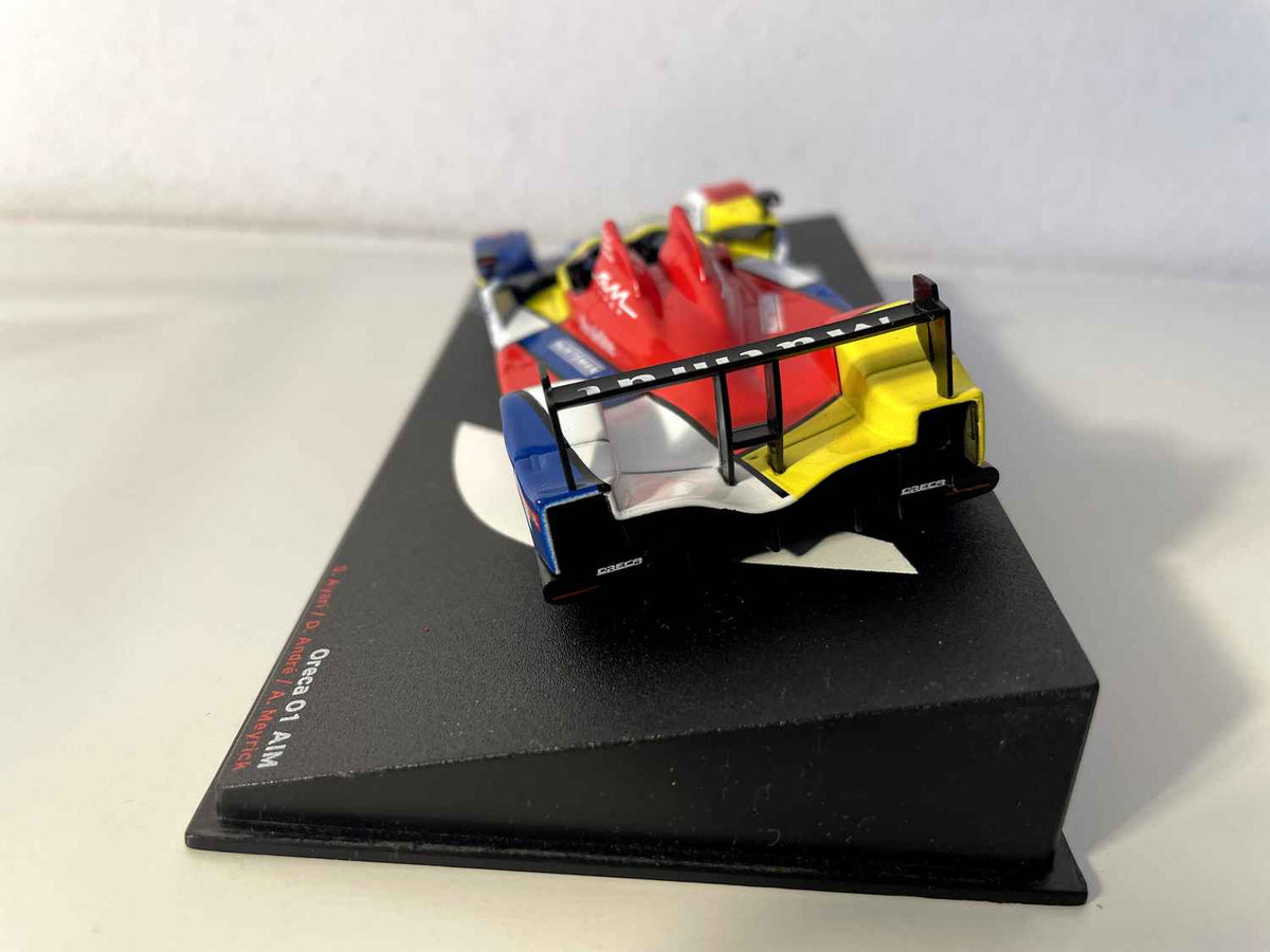 Oréca 01 AIM blauw, rood, geel en wit nummer 6 - 24 uur van Le Mans 2010