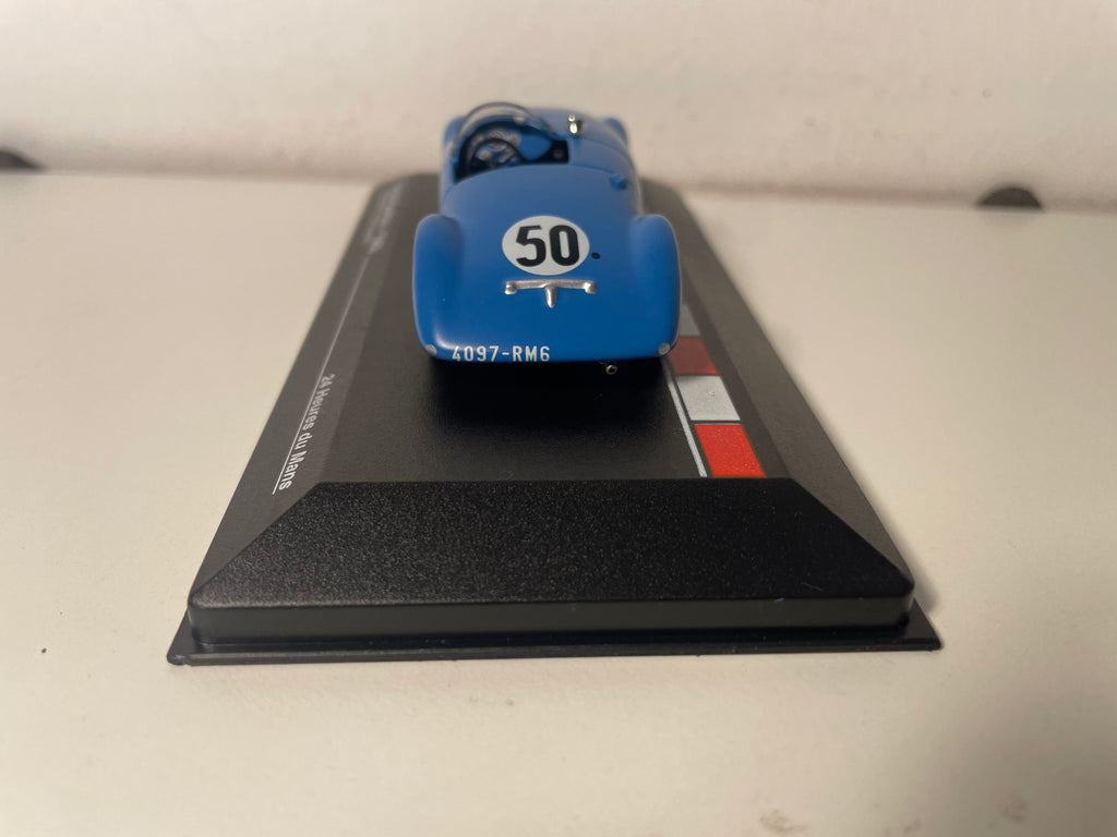 Simca Gordini azul número 50 - 24 horas de Le Mans 1949