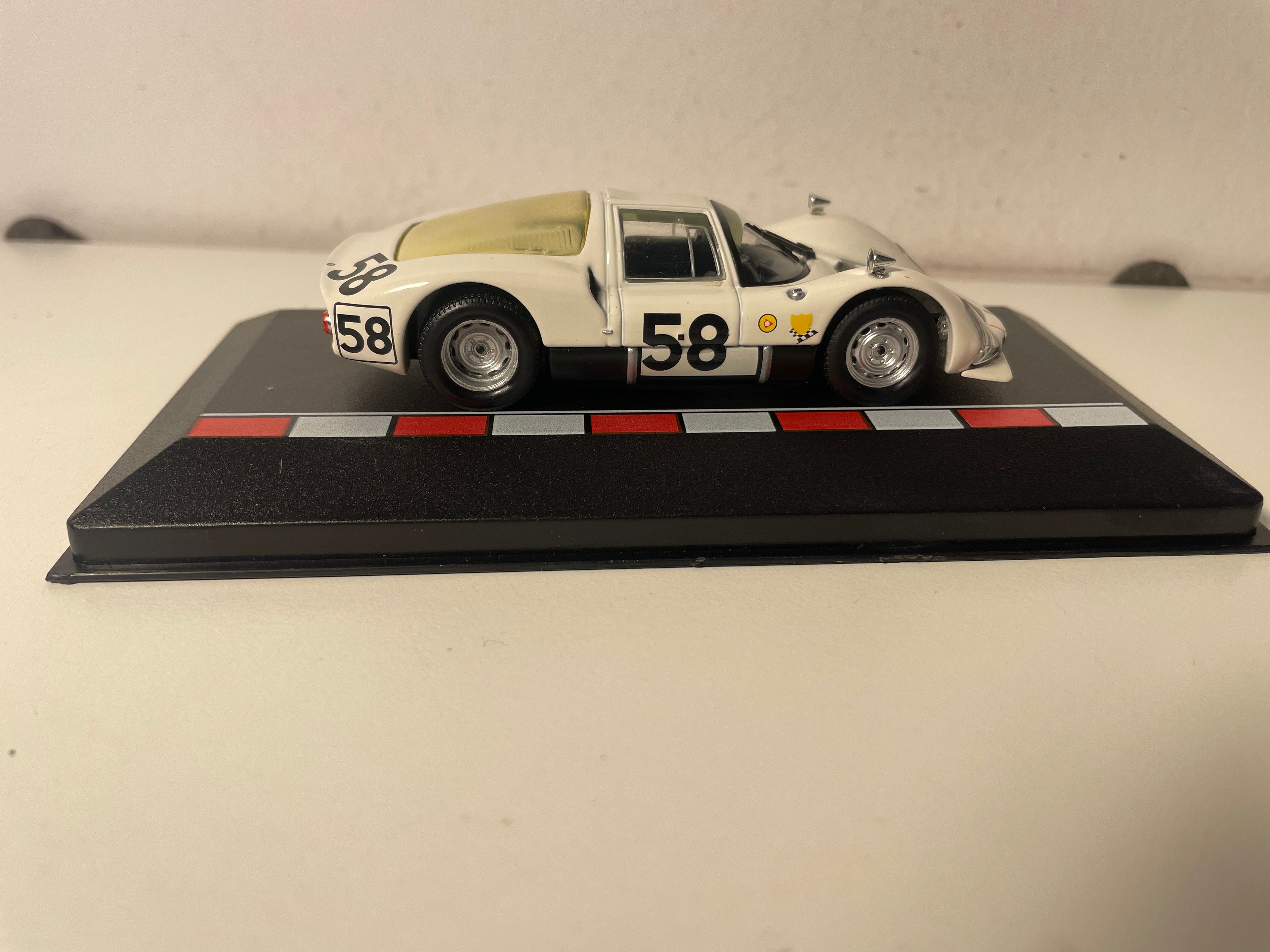 Porsche 906 White and Black Number 58 - 24 Hours of Le Mans 1966
