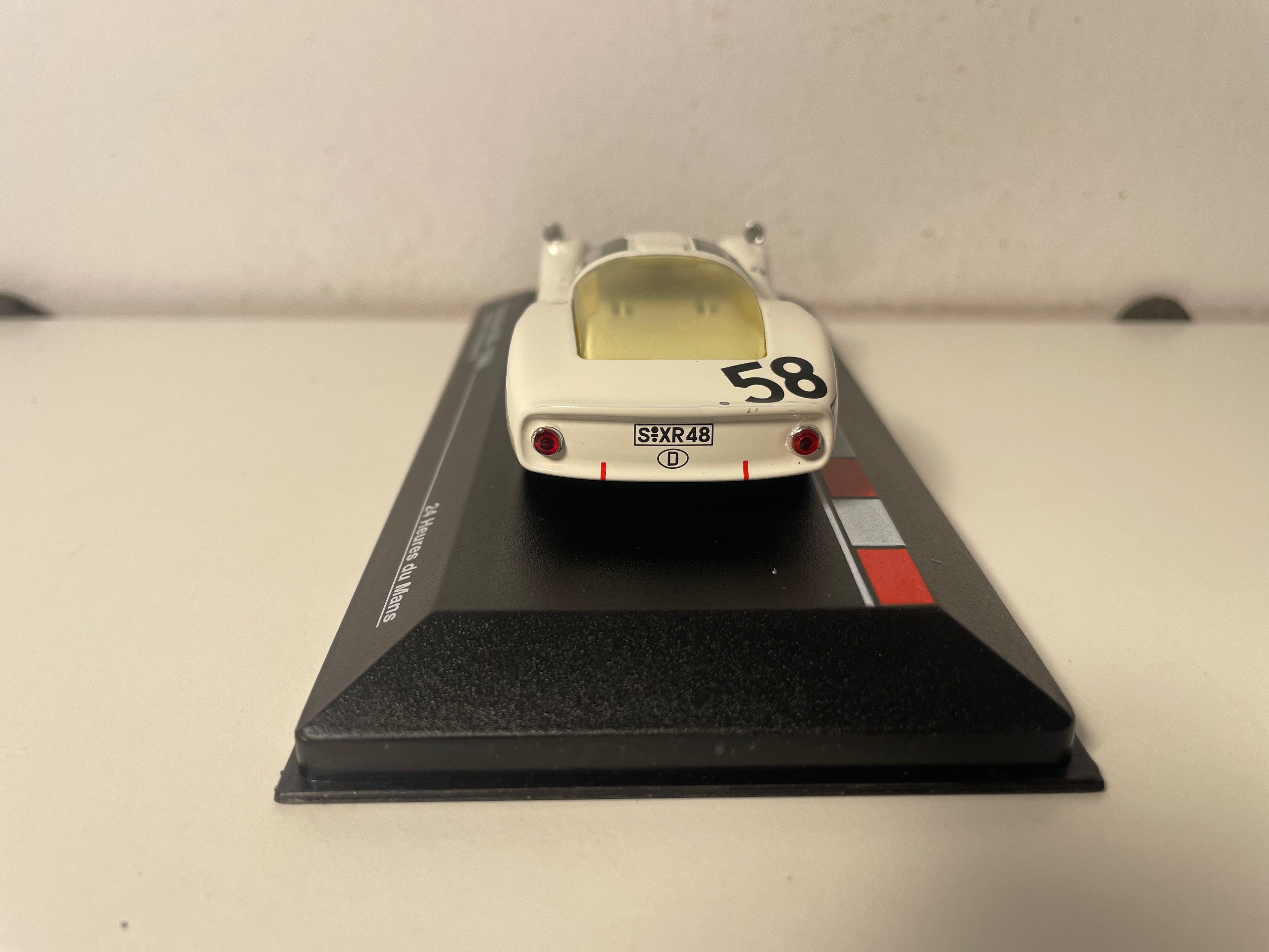 Porsche 906 White and Black Number 58 - 24 Hours of Le Mans 1966