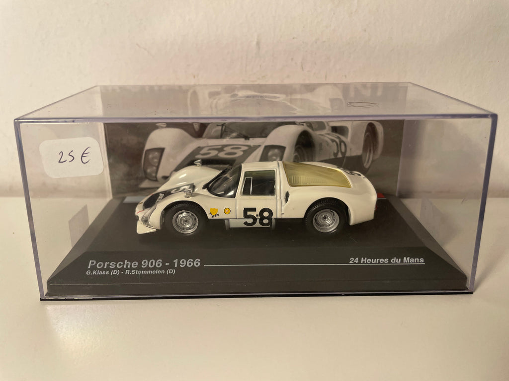 Porsche 906 White and Black Number 58 - 24 Hours of Le Mans 1966