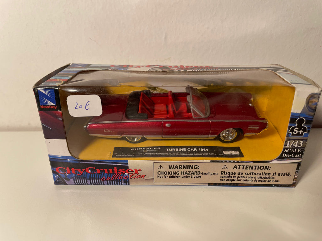Chrysler Turbine Car roude/dunkelrot aus 1964 - CityCruiser (amerikanescht Auto)