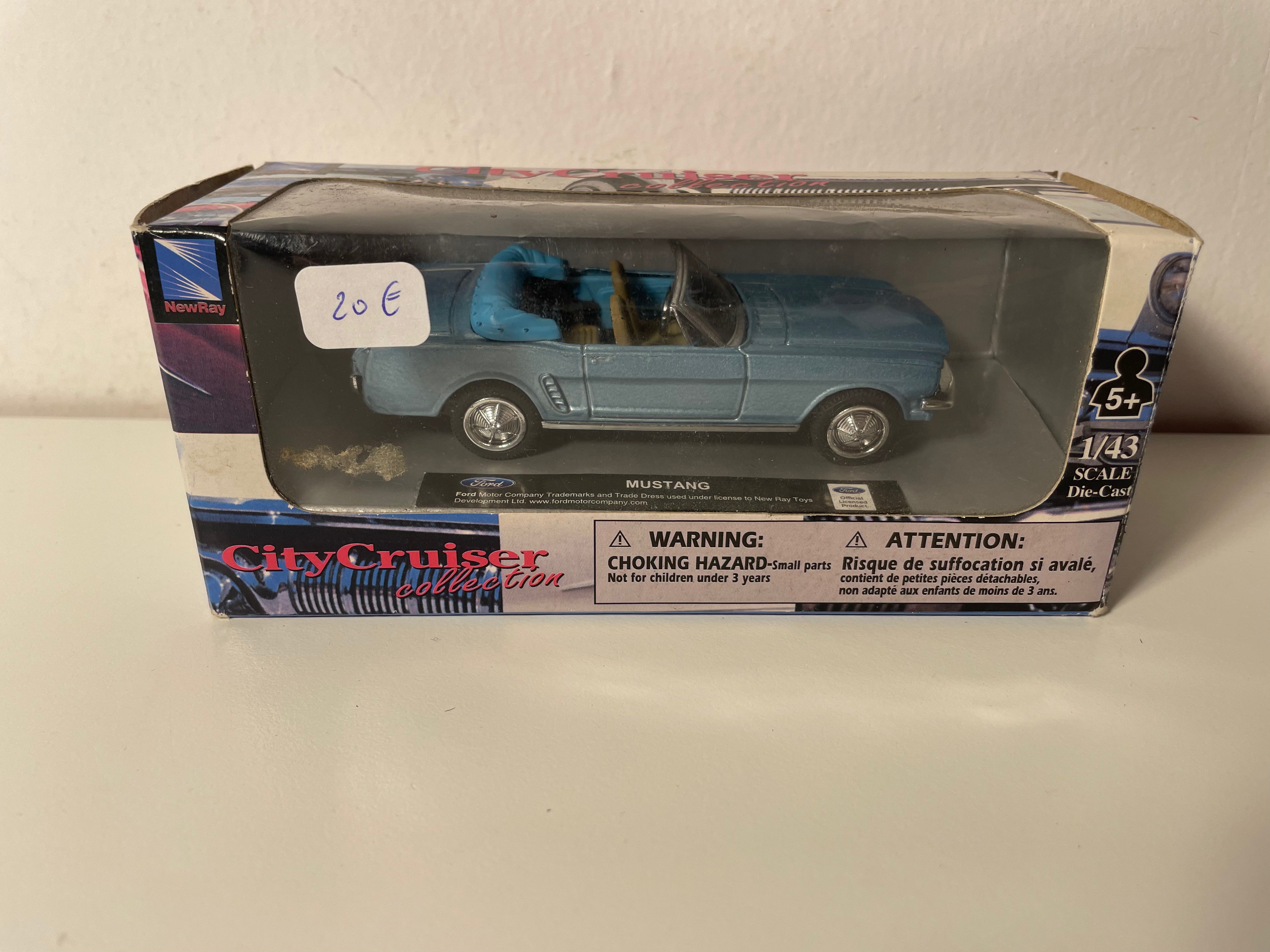Ford Mustang blo - CityCruiser (amerikaanesche Auto)