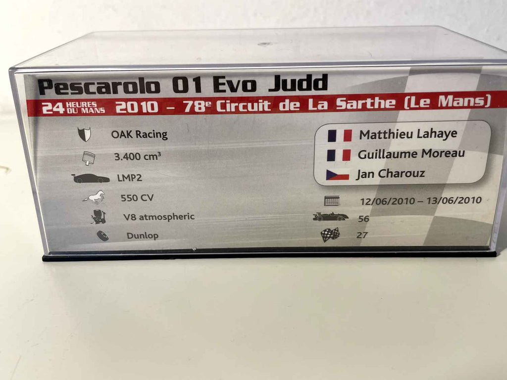 Pescarolo 01 Evo Judd lila und schwarz Nummer 35 - 24 Stunden von Le Mans 2010