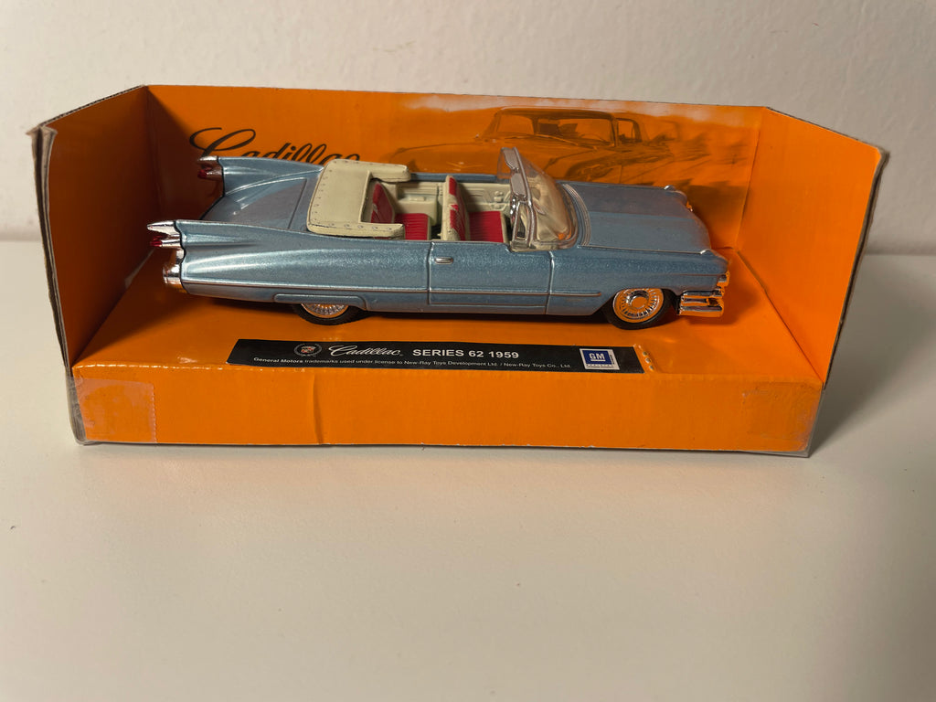 Cadillac Serie 62 bloo vum 1959 - CityCruiser (Amerikanesche Auto)