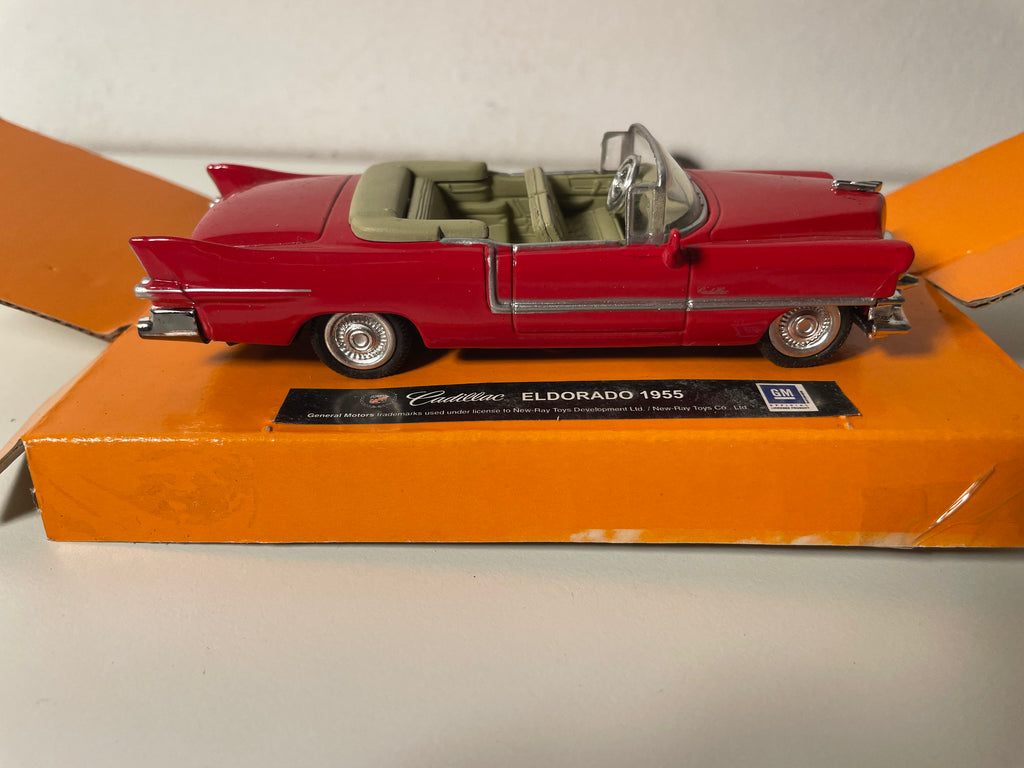 Cadillac Eldorado roude vum 1955 - CityCruiser (amerikaneschen Auto)