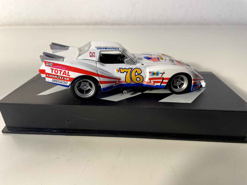 Chevrolet Corvette Stingray white number 76 - 24 Hours of Le Mans 1976