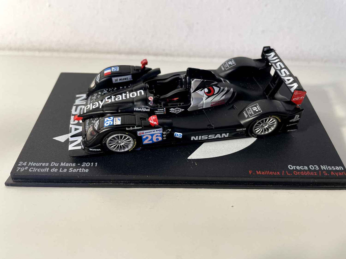 Oréca 03 Nissan schwaarz Nummer 26 - 24 Stonnen vum Le Mans 2011