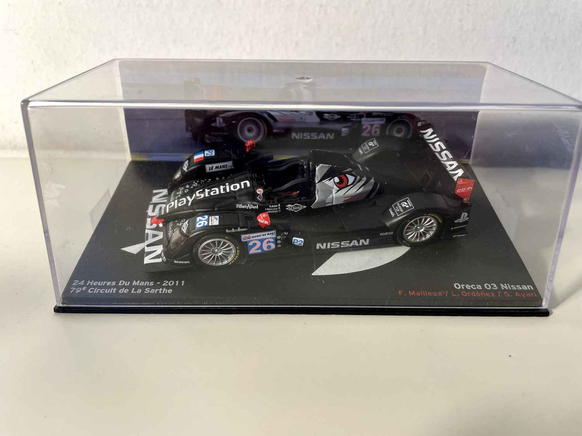 Oréca 03 Nissan schwaarz Nummer 26 - 24 Stonnen vum Le Mans 2011