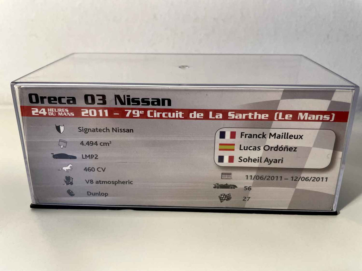 Oréca 03 Nissan schwaarz Nummer 26 - 24 Stonnen vum Le Mans 2011