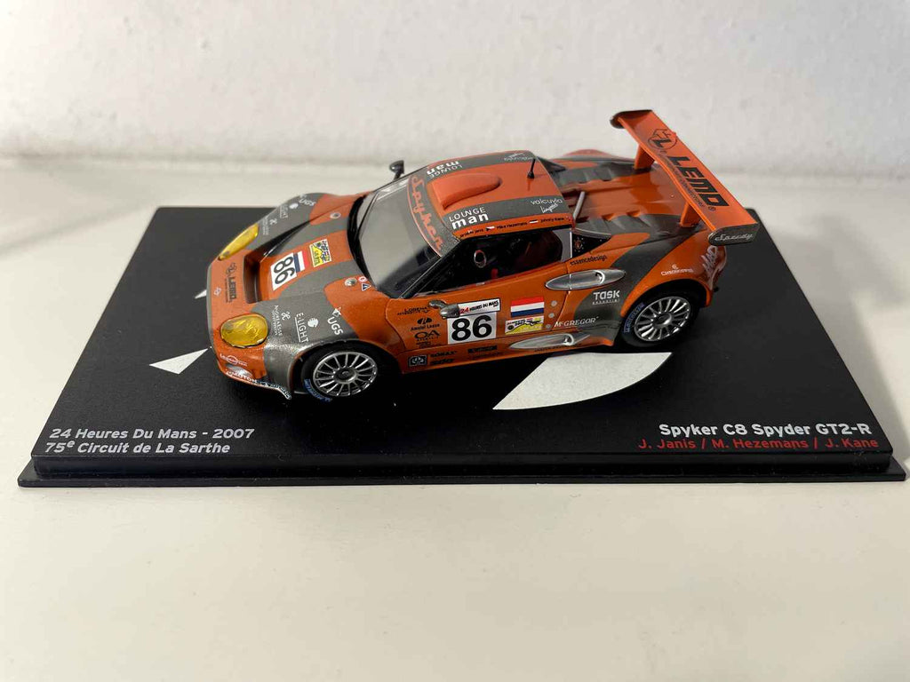 Spyker C8 Spyder GT2-R marrone e grigia numero 86 - 24 ore di Le Mans 2007