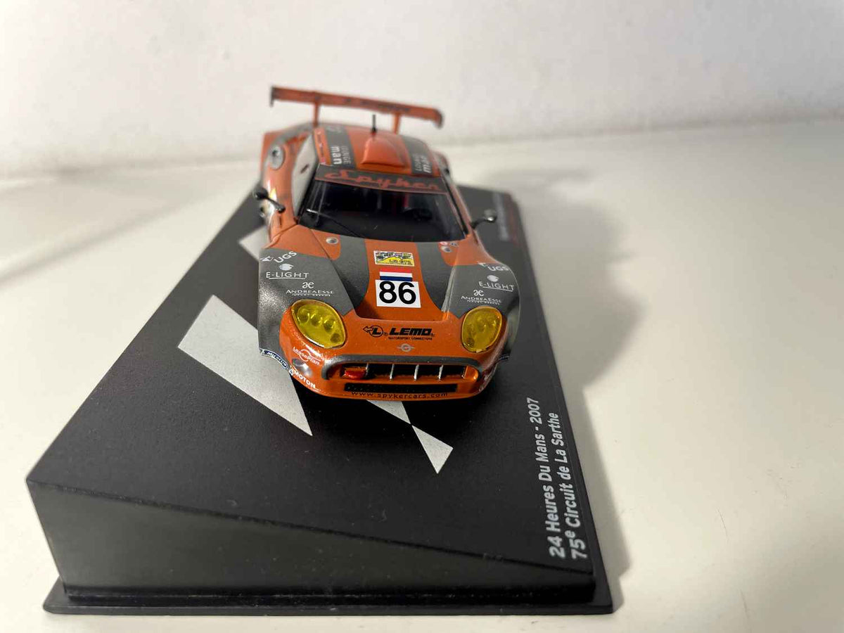 Spyker C8 Spyder GT2-R marrone e grigia numero 86 - 24 ore di Le Mans 2007