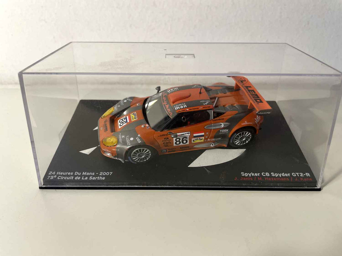 Spyker C8 Spyder GT2-R marrone e grigia numero 86 - 24 ore di Le Mans 2007